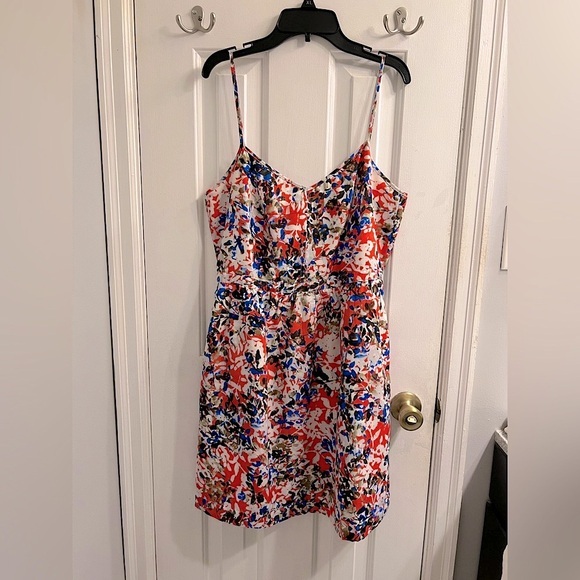 J.CREW Colorful Summer Dress Sz 10 - Picture 3 of 7